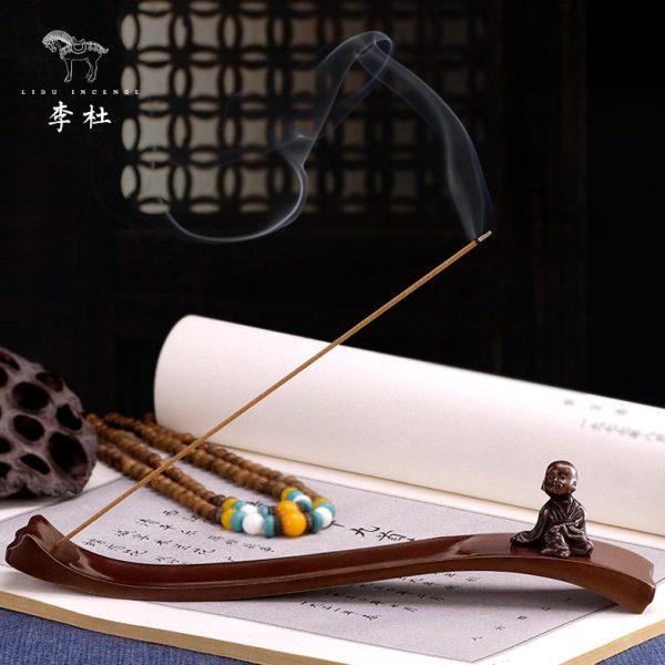 李杜铜线香插禅意摆件仿古线香炉家用室内卧香炉茶道香薫炉摆件