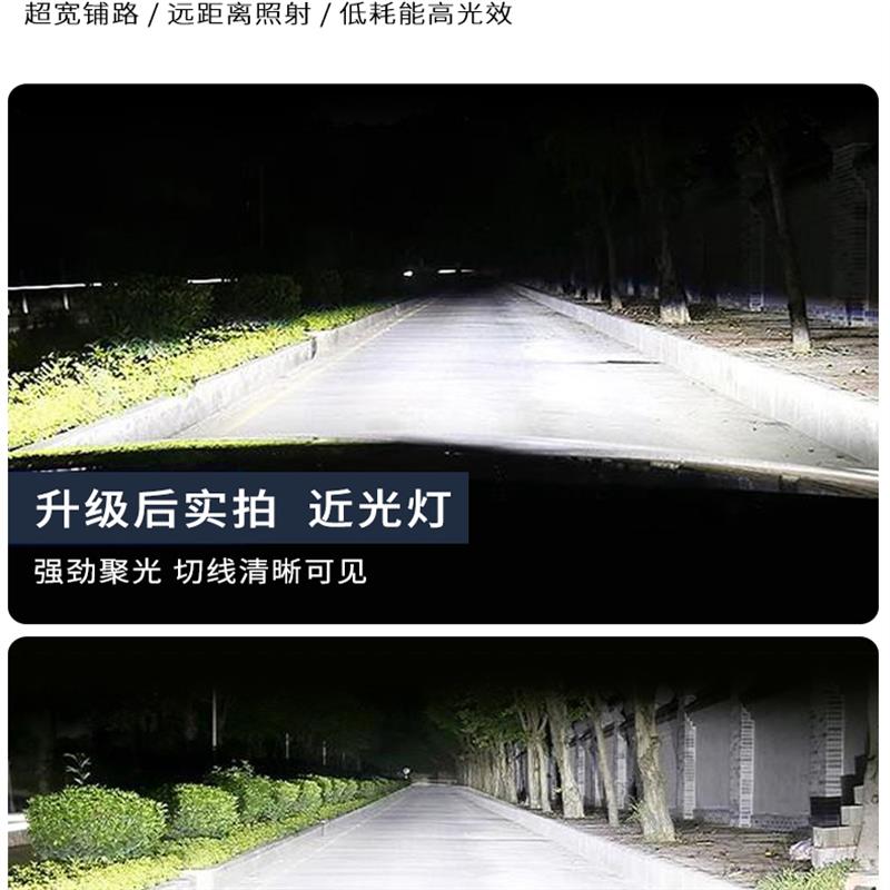 汽车超亮LED雾灯总成LED双激光雾灯透镜3寸远近一体2寸激光炮聚光