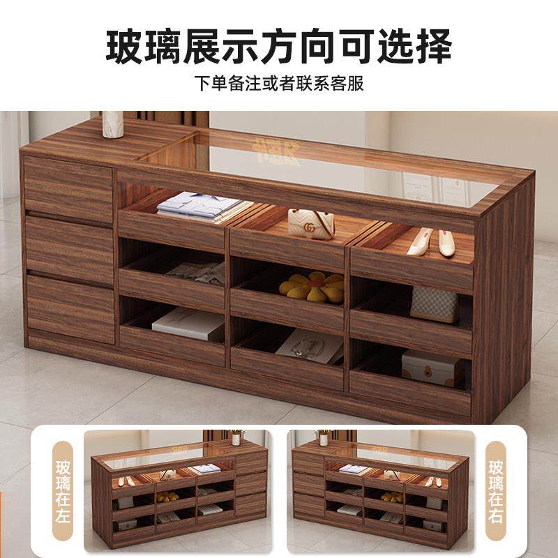 服装店中岛桌女装店流水台装饰柜台摆件饰品展示台陈列储物收银柜