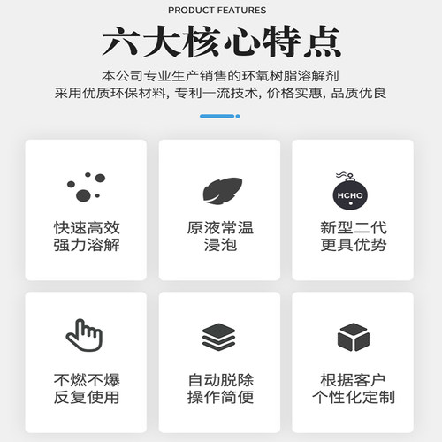 第二代环氧树脂溶解剂 去除剂 解胶剂 脱除剂 AB胶溶解剂