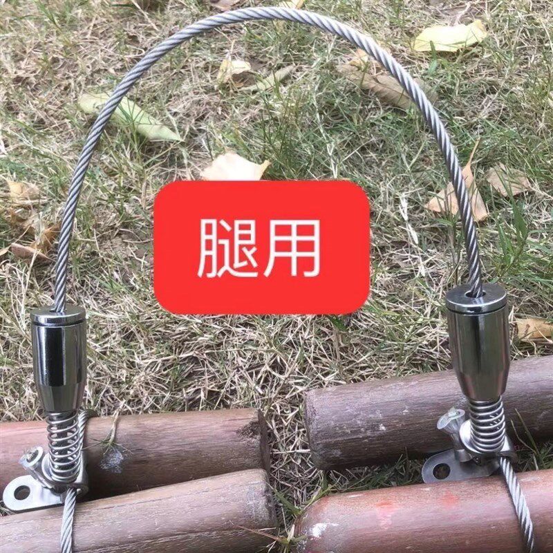 套猪器猪用钢丝绳式304不锈钢钢丝绳养殖场专用快速捆绑器栓猪绳