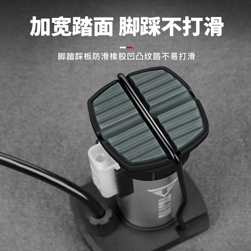 脚踩打气筒自行车高压充气泵电动电瓶车摩托车篮球便携多功能