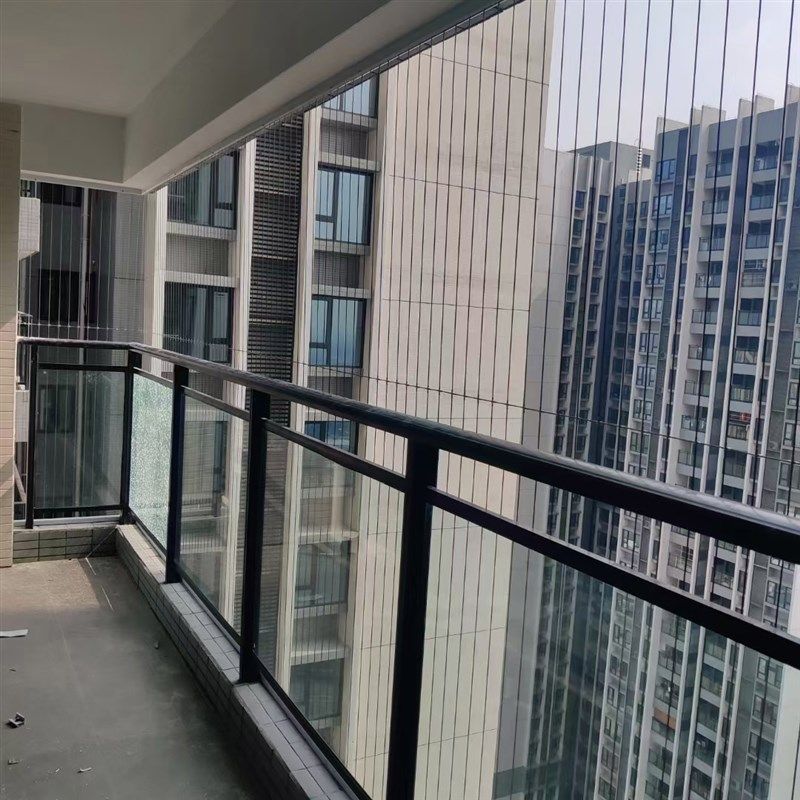 昆明隐形防护网定做阳台防盗儿童防坠落护栏隐形钢丝防盗窗定制
