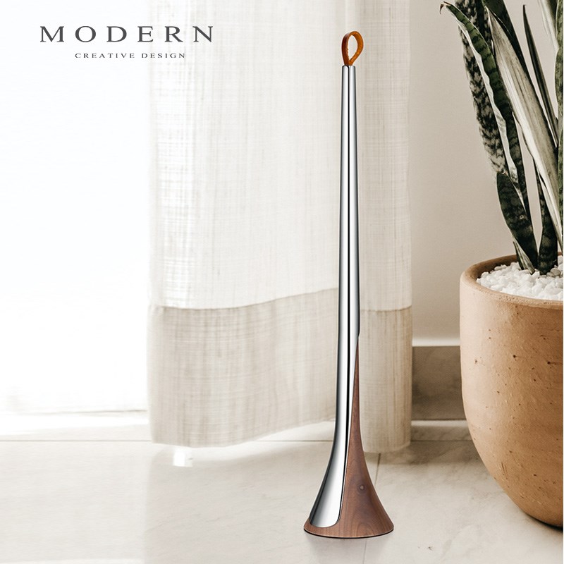 MODERN长柄鞋拔子家用不锈钢鞋拔轻奢创意鞋耙玄关自立式鞋拔