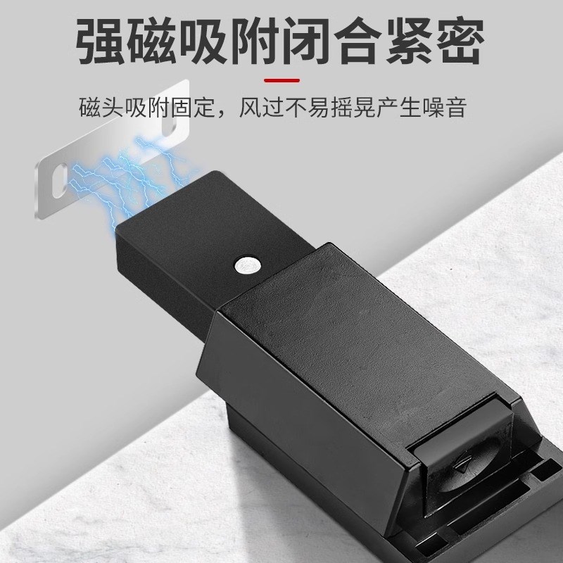 重型隐形门反弹器衣柜按压式强磁铁按弹吸合器高门木房门回弹碰珠