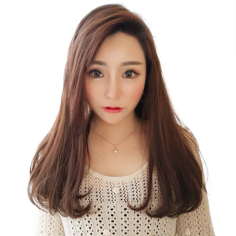 假发女长发 长卷发新式发套网红自然内扣u型假发片一片式无痕接发
