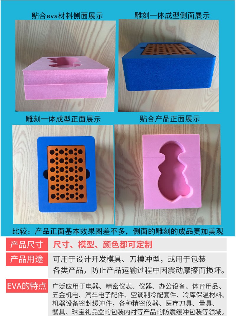 专业加工Epe珍珠棉内托包装Eva内托海绵内托各种图形EPEEVAepeeva