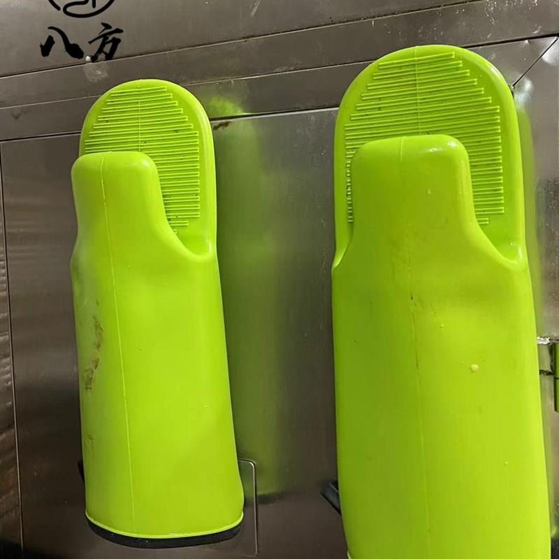 适用肯德基防烫隔热手套架/肯德基裹粉手套定位架/绿色黄色手套架