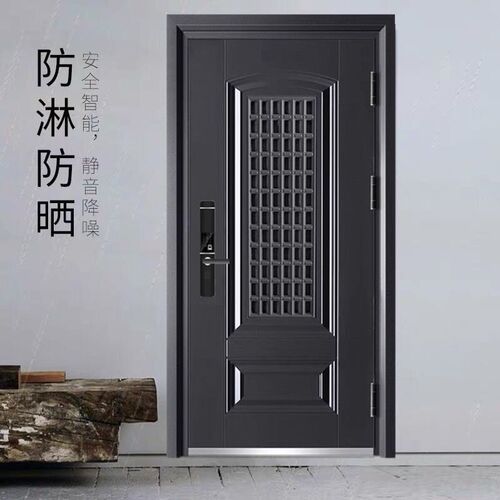 甲级防盗门安全进户门透气家用带通风窗门中门智能锁防晒门子母门