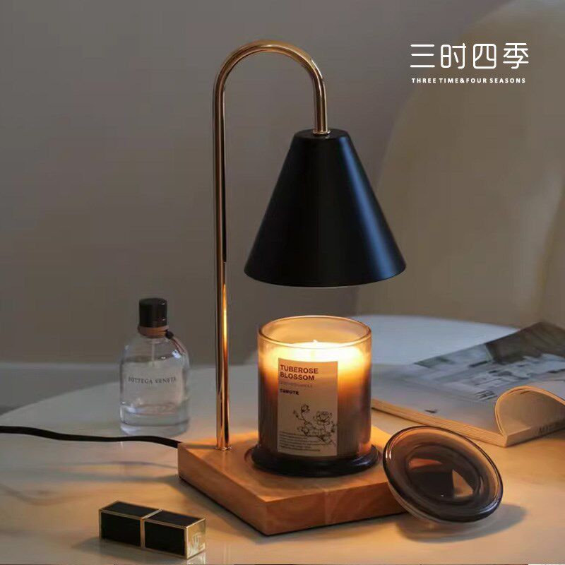 欧式浪漫香薰融蜡烛灯美容助眠香薰炉插电调光创意香薰机蜡烛香灯