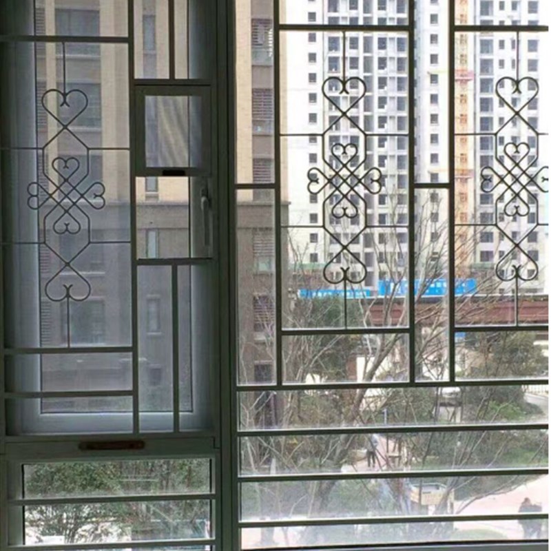 深圳南山金刚网纱窗上门测量安装防蚊防鼠防盗推拉三节铝合金纱窗