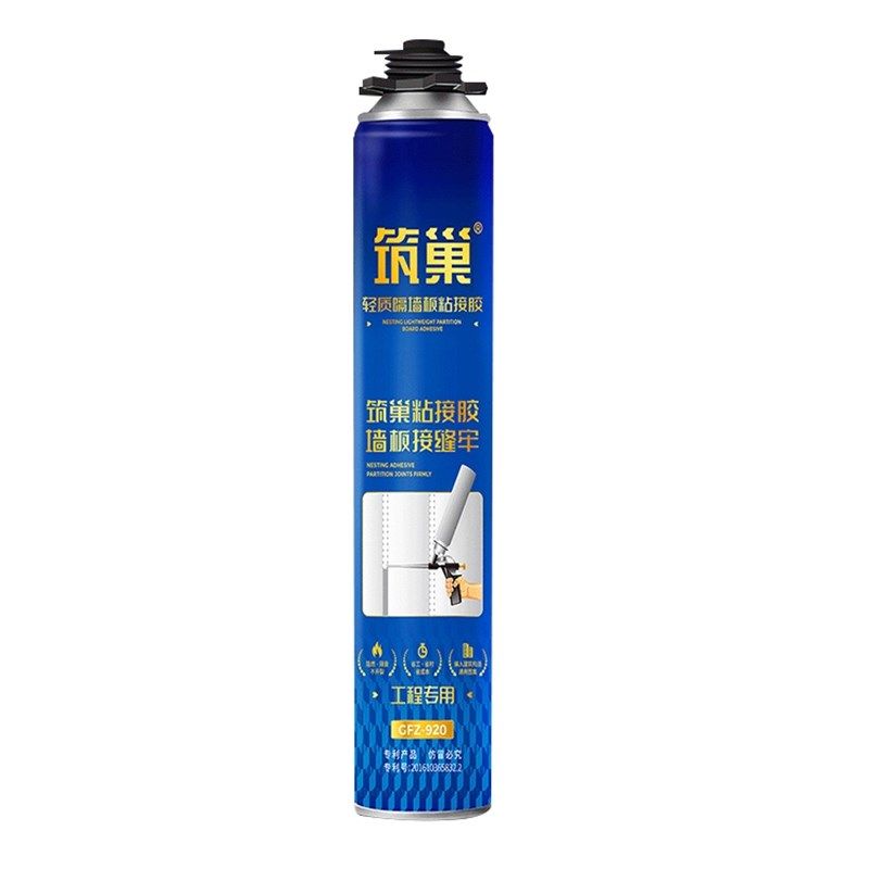 筑巢强力粘接胶墙板加气块砖胶岩板发泡剂外墙保温板泡沬胶粘结剂