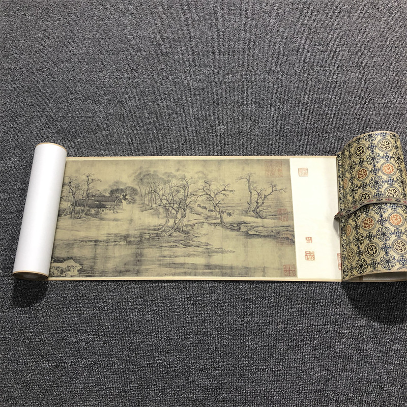 张择端-清明上河图 十大名画国画古代艺术微喷高清复制装饰画临摹