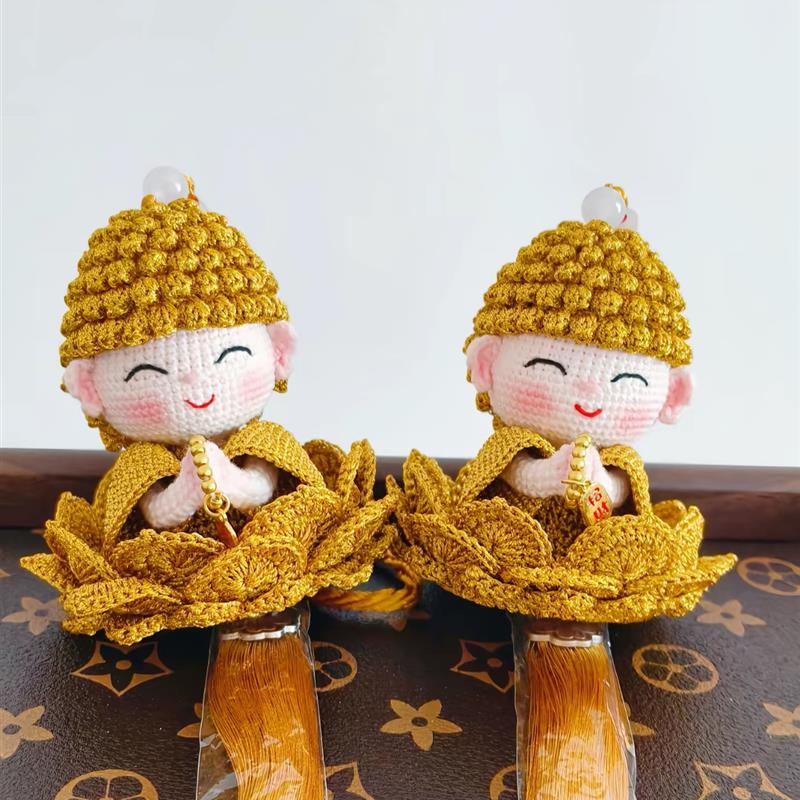 金线莲花小佛成品发货汽车挂件