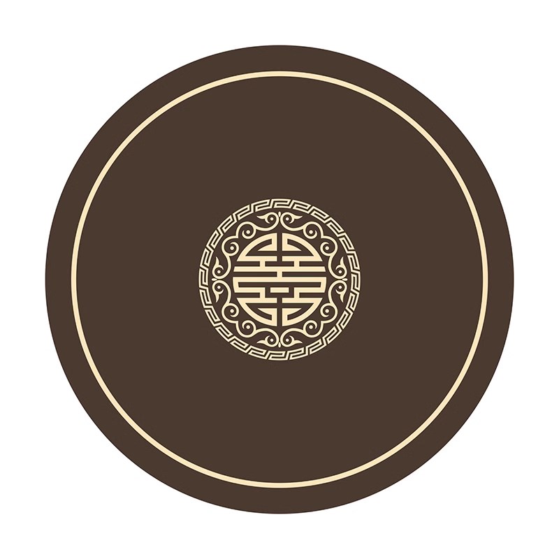 圆桌桌布圆形桌垫打牌台布桌面加厚静音扑克牌专用垫子麻将桌桌布