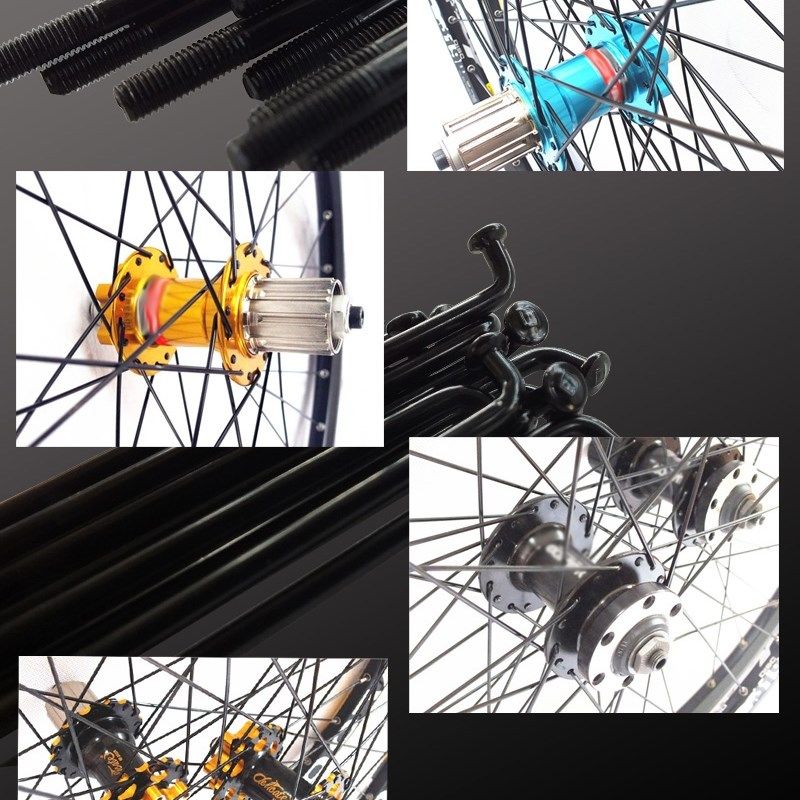 36支13G不锈钢辐条/122-270mm锂电自行车助力雪地车钢丝DELT