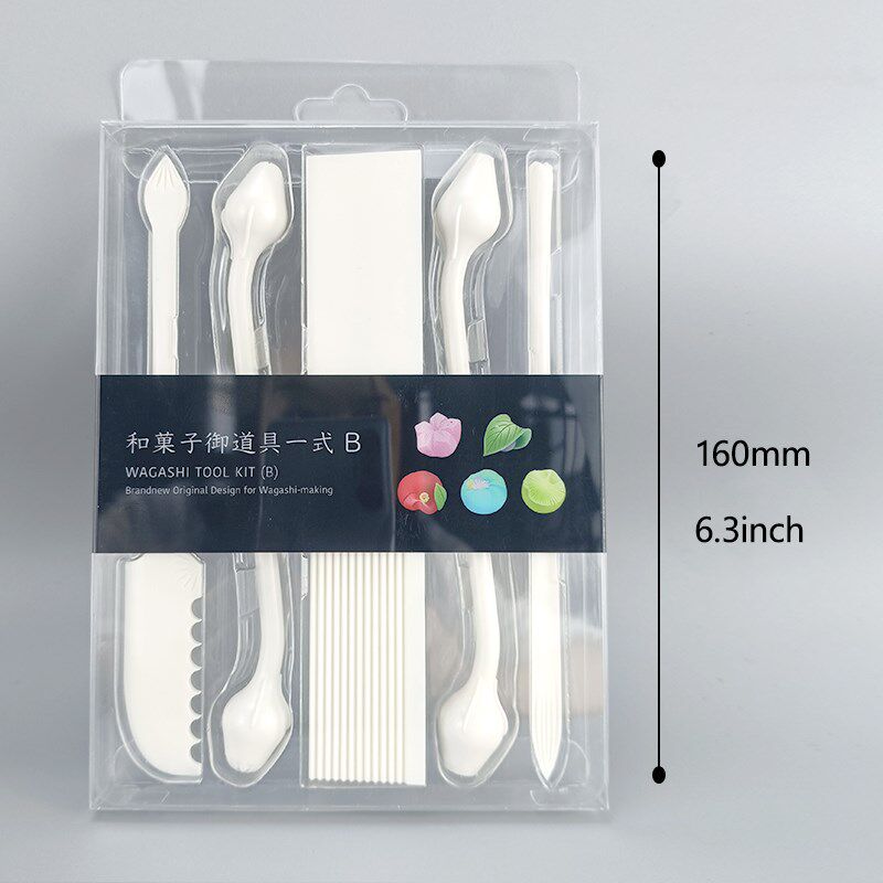 现货和果子工具套装和菓子橘心三角棒曲刃篦千筋板丸棒练切花模具