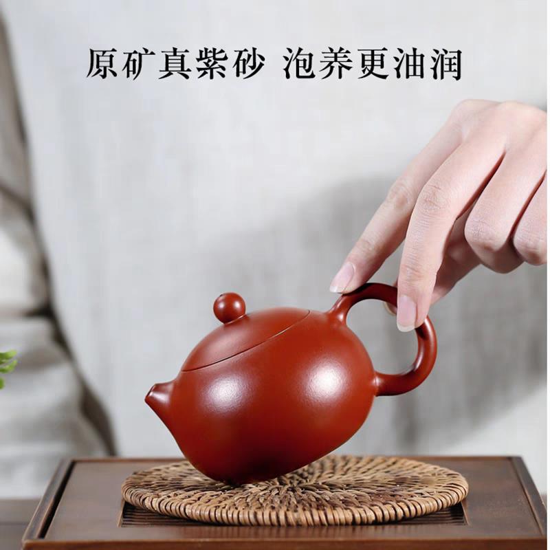 宜兴名家大红袍紫砂壶纯手工茶具套装轻奢高档家用高端西施泡茶壶