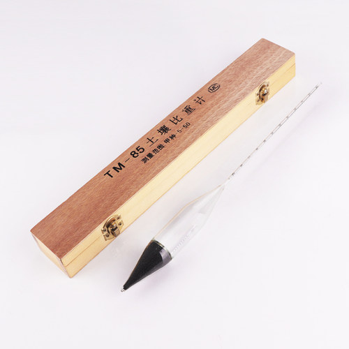 土壤比重计密度计甲种-5+50乙种0.995-1.030分析测量仪TM-85木盒