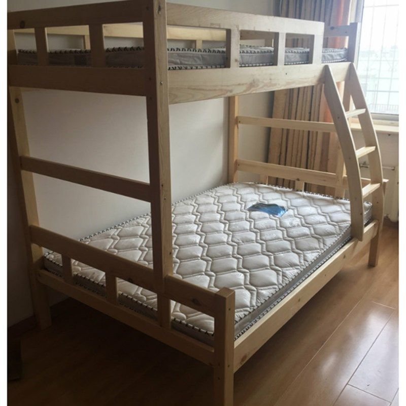 实木上下床高低双层床学生上下铺松木床员工宿舍床双人床北京送货