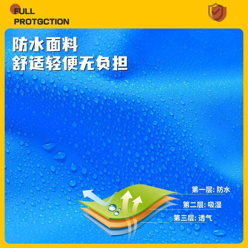 儿童下水连体裤全身防水雨裤宝宝加厚涉水服幼儿园插秧赶海玩水服