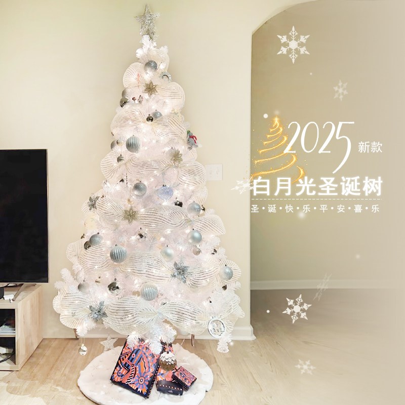 圣诞树家用大型高级感圣诞节装饰2025新款客厅diy摆件场景布置品