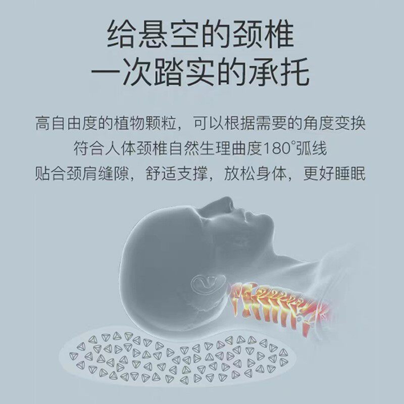 ALEX荞麦枕头单人学生儿童枕头纯荞麦皮全荞麦壳枕芯护颈椎枕家用