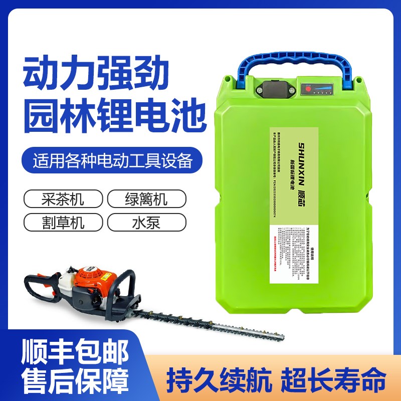 24V36V48V60V锂电池电动割草机采茶机绿篱机水泵等电动工具通用
