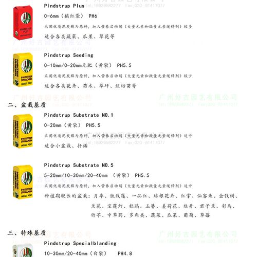 丹麦品氏泥炭土蔬菜育苗土小盆栽基质草花土大包泥炭广东包邮