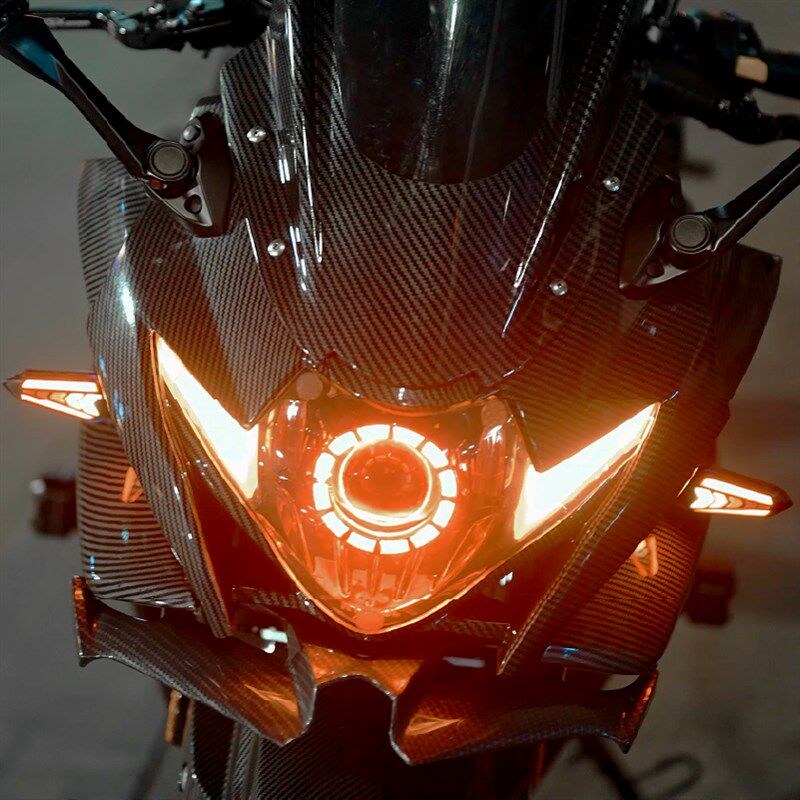 必鹰GSX250R摩托车led灯17-24款无损改装升级双透镜大灯总成配件