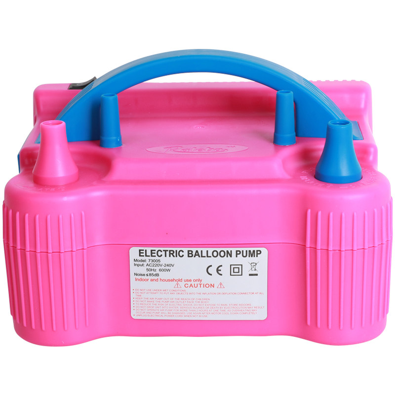 电动打气筒吹气球机充气泵工具结婚氦气便携式自动双孔出气打气机