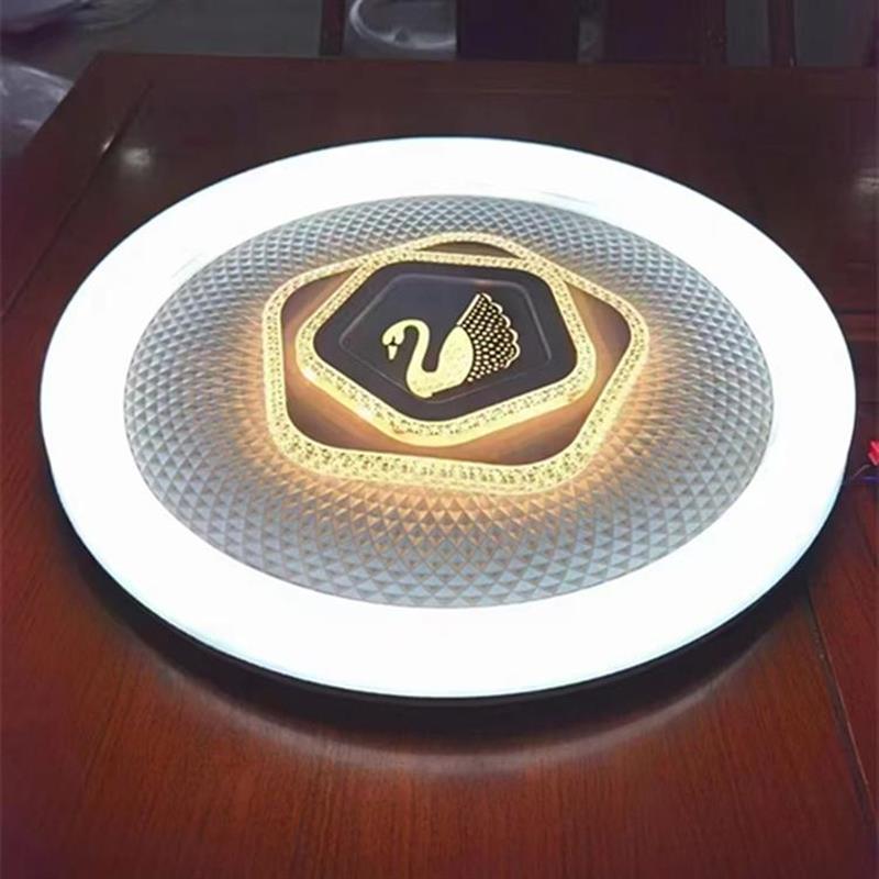 巨爵照明LED圆形80W现代简约厨房三防灯化妆室具阳台走廊吸顶灯