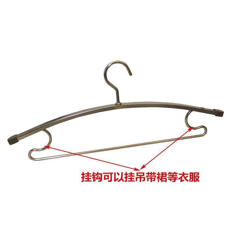铝合金衣架家用挂衣撑子衣服架无痕不锈钢宽肩晾衣架衣架子晒衣架