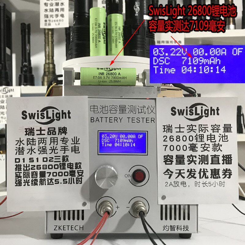 专业潜水L2强光手电筒超大反光杯聚焦远射400米长续航26650锂电D2