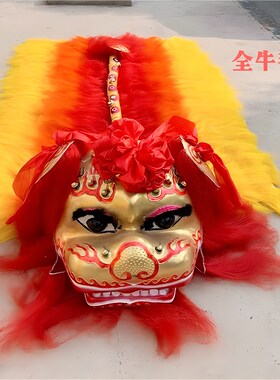 舞狮全套舞狮双人舞狮单人舞狮笑脸狮舞狮表演道具正宗北京笑脸狮
