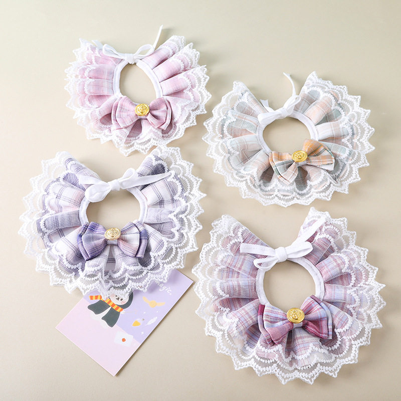 宠物口水巾猫咪蝴蝶结蕾丝边项圈狗狗可爱公主风装饰围脖用品,宠物/宠物食品及用品,发饰/头饰,淘宝优惠券,粉丝福利购,淘宝优惠卷