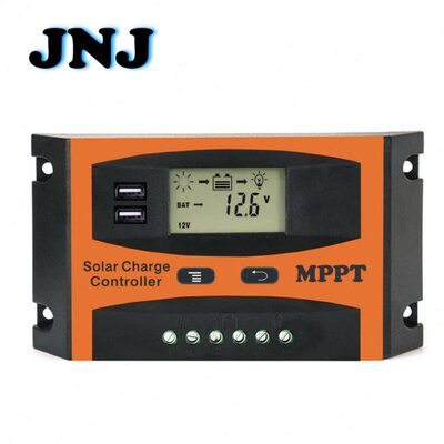 30A40A50A60A太阳能控制器12V/24V识别MPPT太阳能控制器ebay