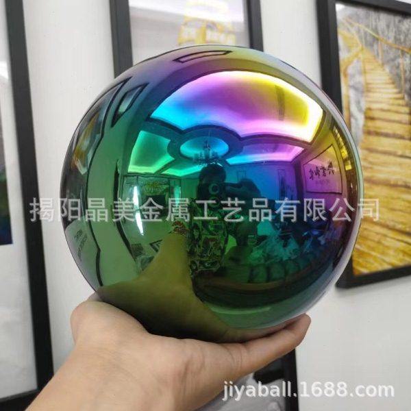 厂家直供不锈钢七彩空心球 装饰球60MM至400MM无焊缝镜面装饰球,五金/工具,钢珠/钢球/滚珠,淘宝优惠券,粉丝福利购,淘宝优惠卷