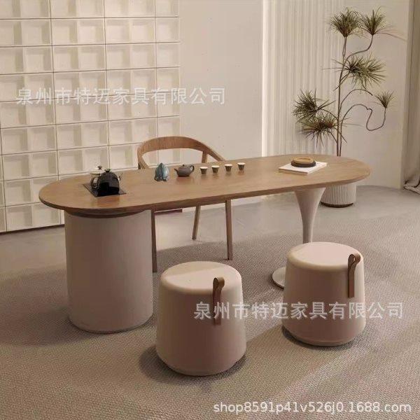 简约原木风阳台实木茶桌椅组合奶油风小茶台家用泡茶桌书桌茶桌子,商业/办公家具,茶台/茶桌,淘宝优惠券,粉丝福利购,淘宝优惠卷