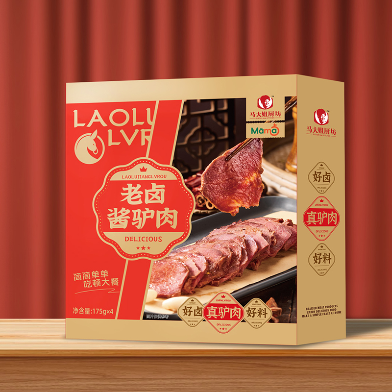 马大姐厨坊老卤酱驴肉175g酱香驴肉原切五香真驴肉熟食礼盒装