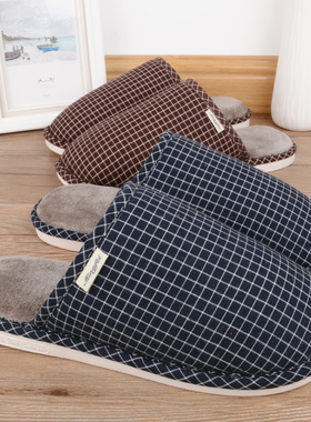 特大码棉拖鞋男秋冬季46加肥47加大号48厚底50居家用防滑保暖冬天