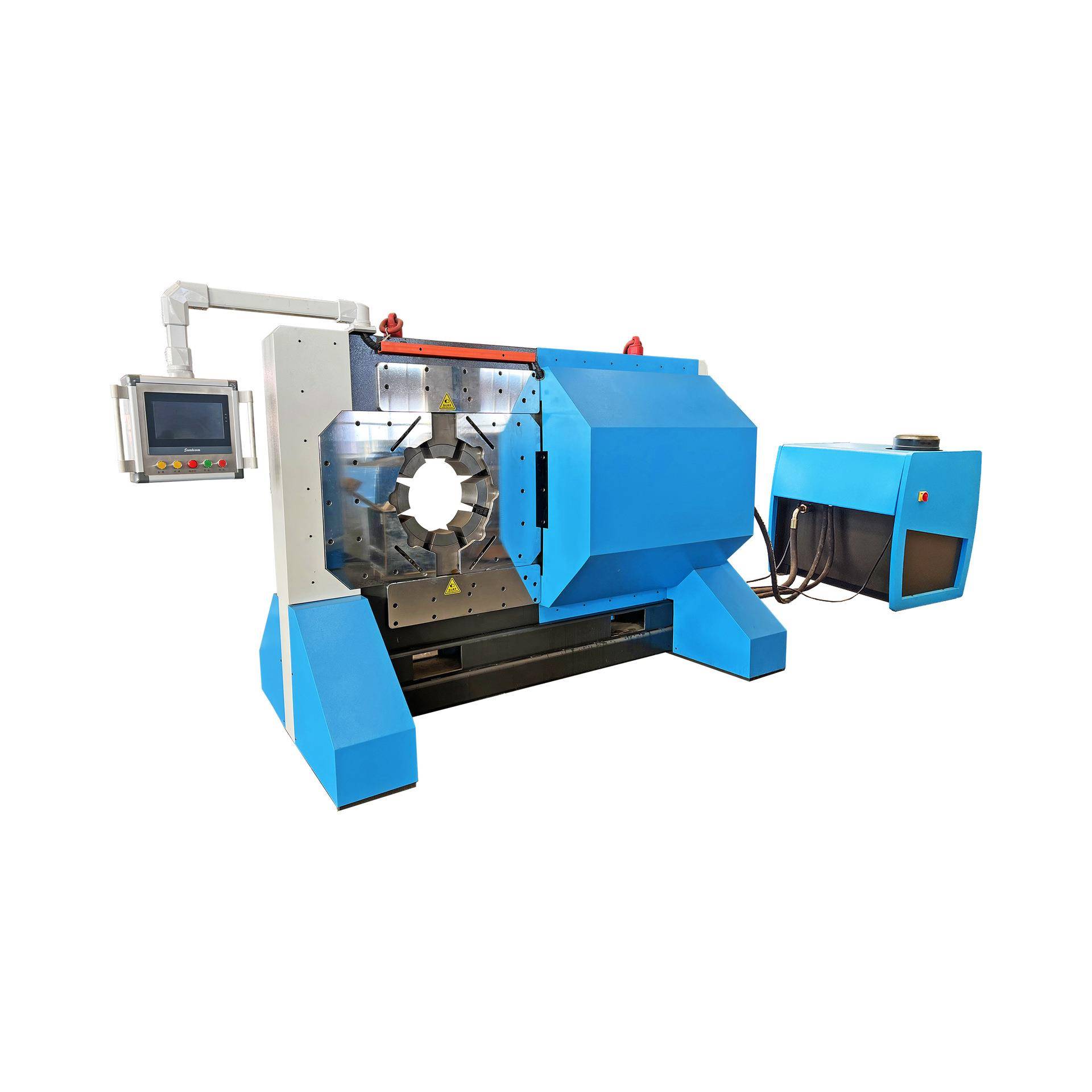 工厂直销SK-500型号锁管机立式液压扣管机胶管电动锁管机设备