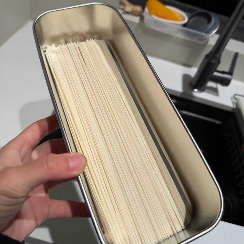 一诺厨房304不锈钢保鲜盒冰箱收纳盒食品级冷藏食物速冻存储盒图片