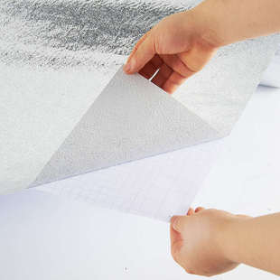 橱柜垫纸自粘瓷砖防水防潮垫衣柜抽屉垫厨房防油贴纸铝箔纸锡箔纸