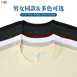 休闲休闲百搭 宽松打底白色T恤女时尚 纯棉230g螺纹长袖 圆领大码
