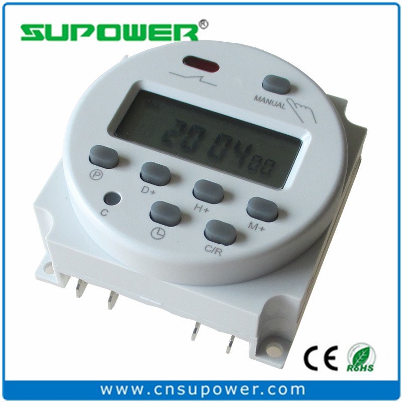 CN101A16A 220V24V12V每周循环面板安装式数显定时器出口质保一年