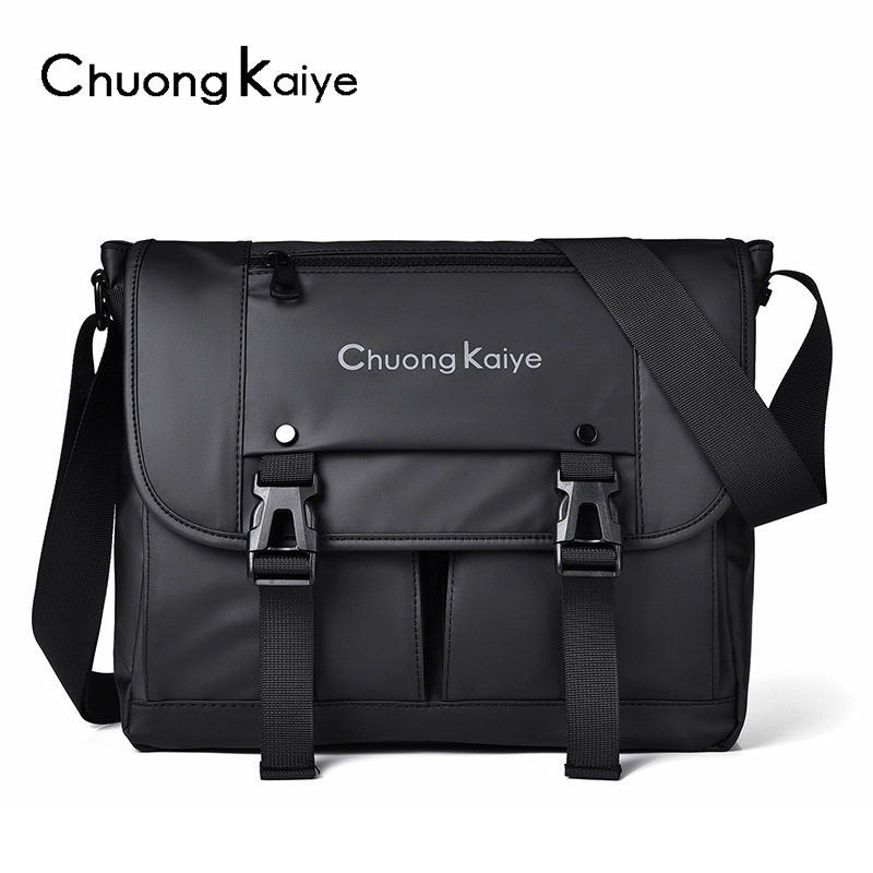 新款 ChuongKaiye男士斜挎包多功能防水单肩包ipad潮牌斜背机车包,箱包皮具/热销女包/男包,男士包袋,淘宝优惠券,粉丝福利购,淘宝优惠卷