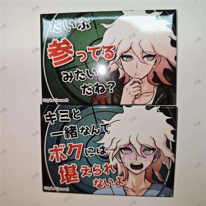 现货包邮弹丸论破v3狛枝凪斗病狛新名言直角方吧唧 普 隐藏款徽章