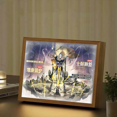 信周边灯光画卡拉彼丘电竞房模型吧唧发光画装饰摆饰创意生日礼物