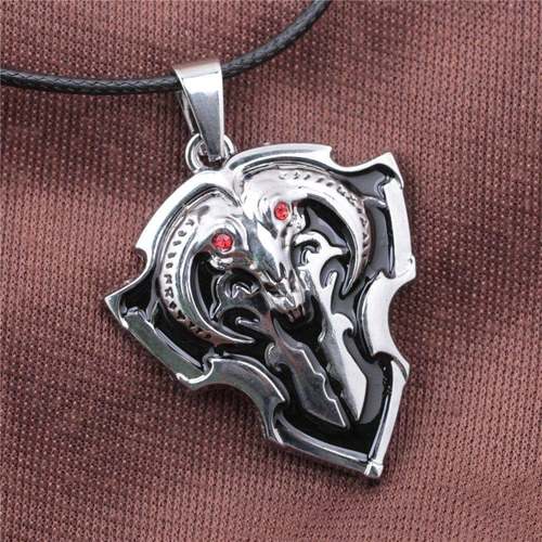 不朽盾dota2标志项链盾不朽盾高级吊坠先锋盾项链饰品霸气骑士兄